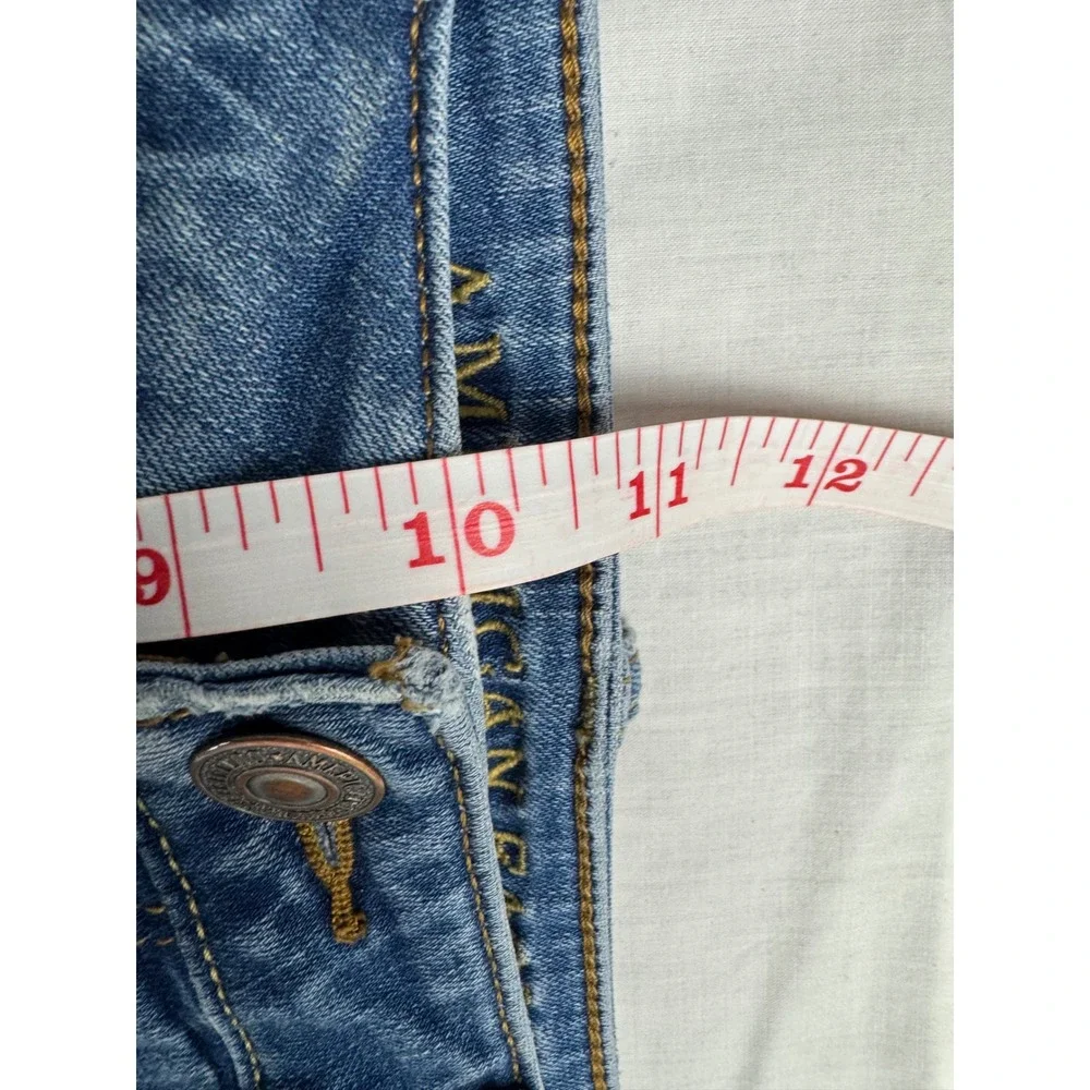 American Eagle Outfitters Mens Extreme Flex Original Boot Jeans 30x30 Light Wash